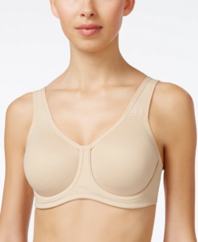 Shop Wacoal Sport High-impact Underwire Bra 855170, Up To H Cup In Sand