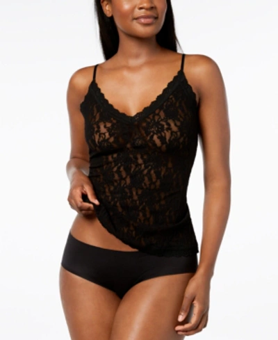 Shop Hanky Panky Sheer Lace Camisole 484731 In Black