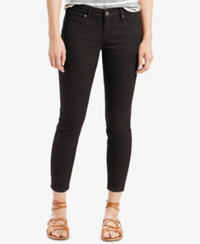 Shop Levi's Women's 711 Skinny Ankle Jeans In Soft Black - Waterless