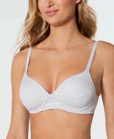 Hanes Ultimate T-shirt 2-ply Wireless Bra With Cool Comfort Dhhu26, Online  Only In White Stripe Heather