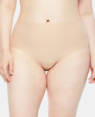 Shop Chantelle Women's Plus Size Soft Stretch One Size Full Brief Underwear 1137, Online Only In Ultra Nude