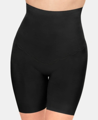 Shop Wacoal Women's Inside Edit Firm Tummy-control High Waist Thigh Slimmer 808307 In Black
