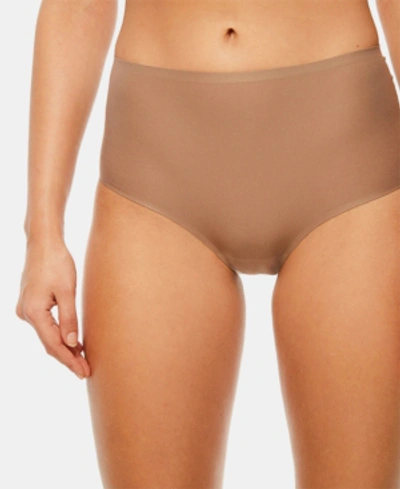Shop Chantelle Soft Stretch One-size Seamless Brief Underwear 2647 In Hazelnut