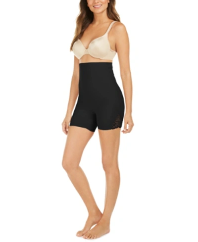 Shop Miraclesuit Women's Shape Away High-waist Boy Short 2848 In Black