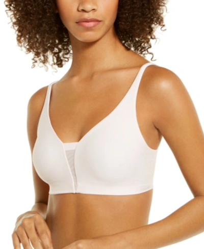 Shop Calvin Klein Women's Invisibles Wirefree Unlined Bralette Qf5380 In Nymphs Thigh