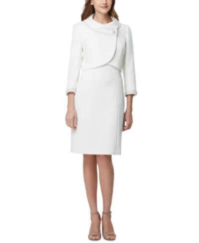 Tahari portrait hot sale collar dress