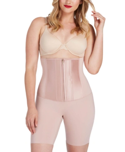 Shop Spanx Women's Under Sculpture Corseted High-waisted Short 10213r In Cameo Pink