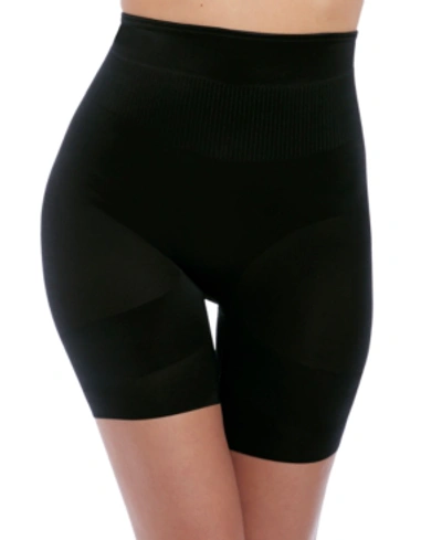 Shop Wacoal Women's Fit & Lift High-waist Thigh Shaper We137006 In Black
