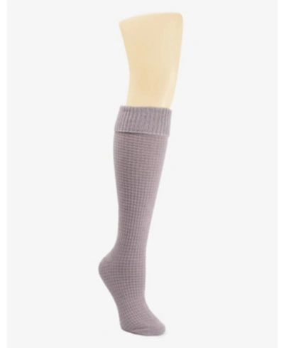 Shop Donna Karan Super Soft Ribbed, Knee Sock In Hazy