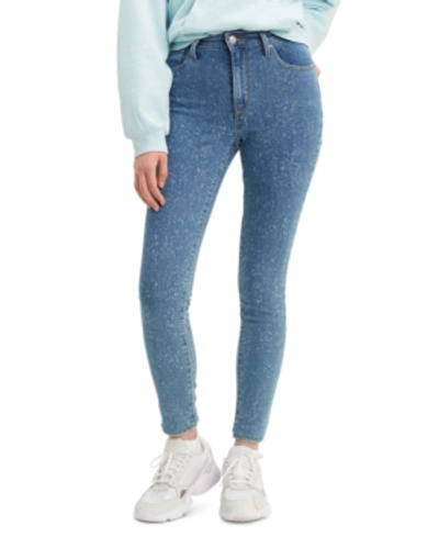 Shop Levi's Women's 721 High-rise Skinny Jeans In Sapphire Chill