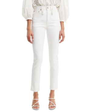 levis 501 skinny white