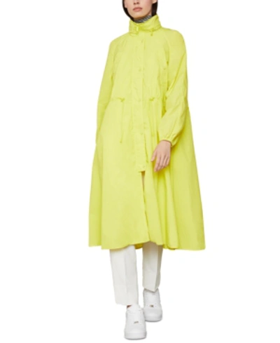 Shop Bcbgmaxazria Maxi Anorak Jacket In Neon Yellow