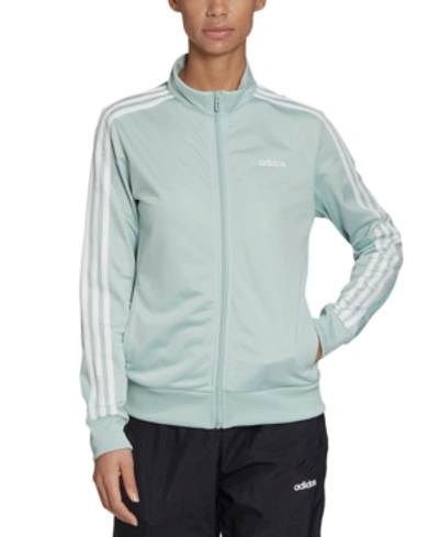 Adidas Originals Adidas Women's Essential 3-stripe Tricot Track Jacket In  Green | ModeSens