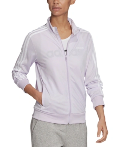 Adidas women's essentials tricot track outlet jacket