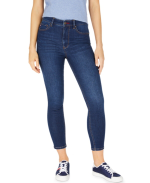 Tommy Hilfiger Nora Mid Rise Skinny Jeans-blue | ModeSens