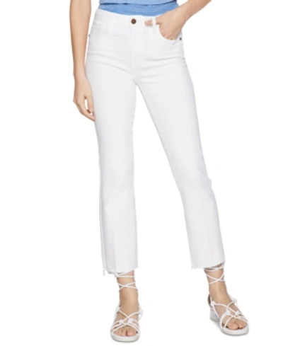 Shop Bcbgeneration High-rise Bootleg Jeans In Pure White