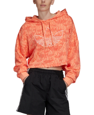 adidas coral hoodie