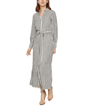 bcbgmaxazria striped shirt dress