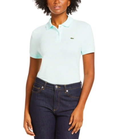 Shop Lacoste Short Sleeve Classic Fit Polo Shirt In Igloo