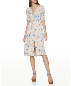 smock dress floral