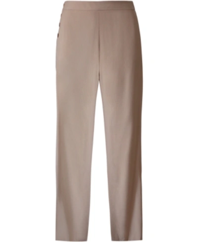 Shop Bcbgeneration Lightweight Twill Button Trousers In Sand