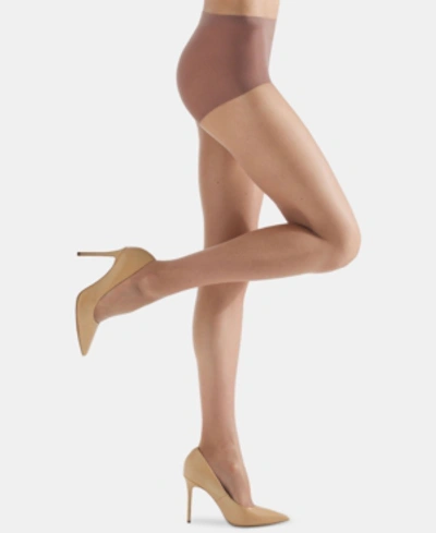 Shop Natori Women's Soft Suede Ultra Sheer Control Top Pantyhose In Nude