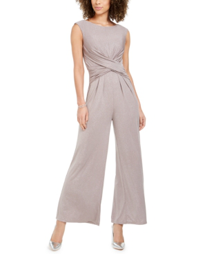 eliza j twist wide leg jumpsuit