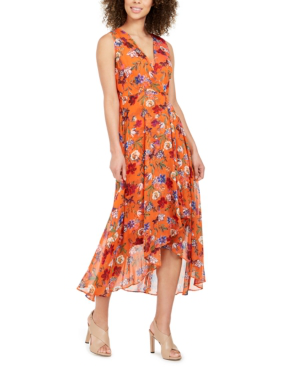 petite floral maxi dress
