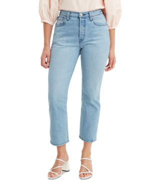 levi's 501 crop jeans straight leg