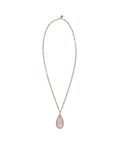 Shop Laundry By Shelli Segal Teardrop Pendant Necklace In Gold