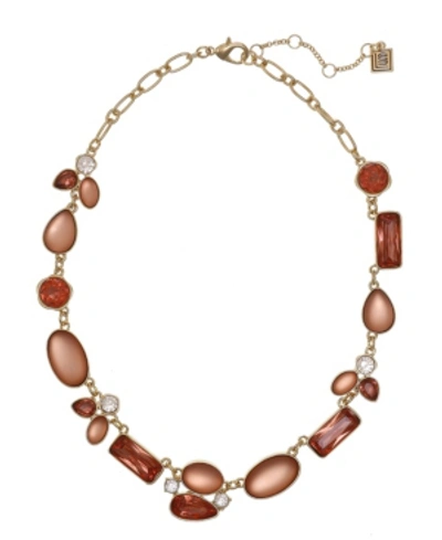 Shop Laundry By Shelli Segal Short Collar Necklace In Coral