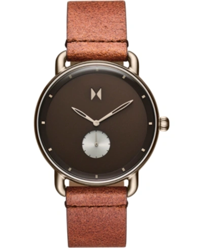 Shop Mvmt Men's Nomad Land Brown Leather Strap Watch 41mm