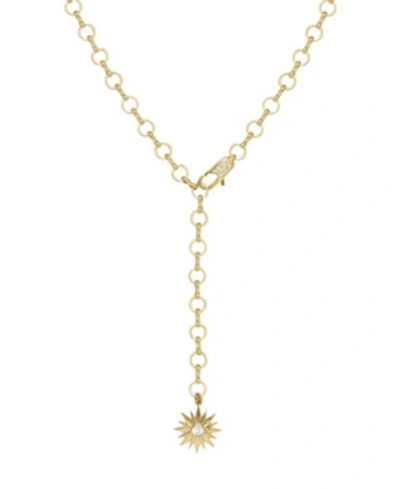 Shop Ettika Total Eclipse Lariat Women's Necklace In Gold