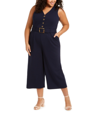 calvin klein plus size jumpsuits