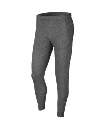 Shop Nike Men's Dri-fit Training Pants In Charcoal Heather/black