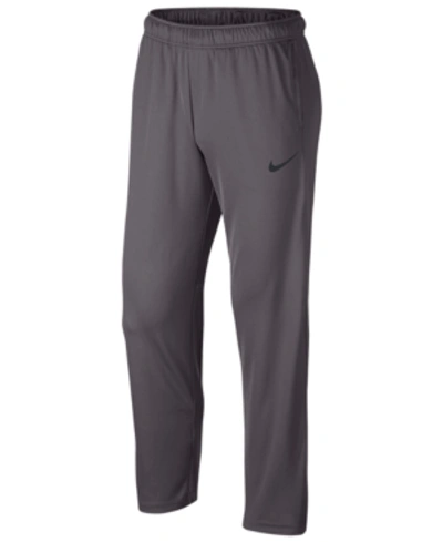 Shop Nike Men's Dri-fit Knit Training Pants In Gunsmoke