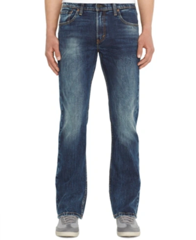 Shop Levi's Men's 527 Slim Bootcut Fit Jeans In Black Stone - Waterless