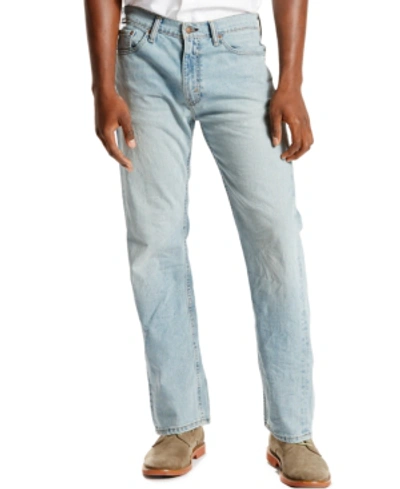 Shop Levi's Men's 505 Regular Fit Straight Jeans In Goldentop Stretch - Waterless
