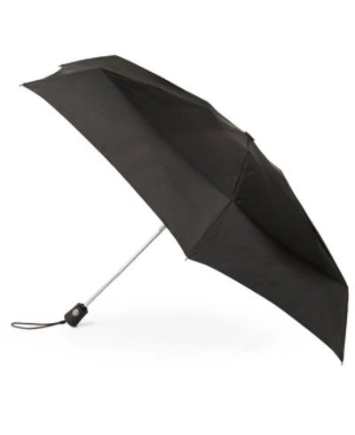 Shop Totes Travel Aoc Umbrella In Black