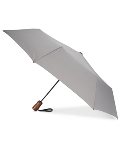 Shop Shedrain Automatic Compact Folding Umbrella In Black