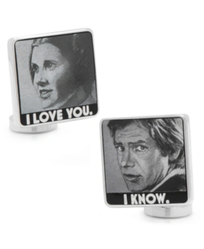 Shop Cufflinks, Inc I Love You I Know Cufflinks In Gray