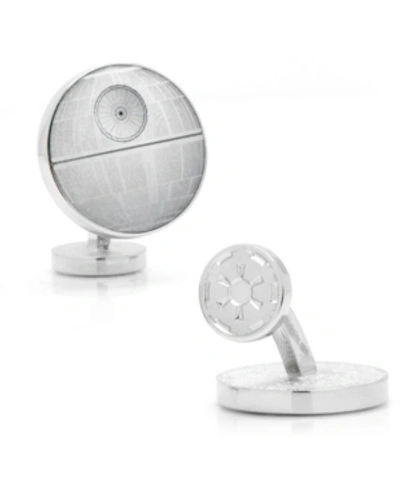 Shop Cufflinks, Inc Death Star Blueprint Cufflinks In Gray