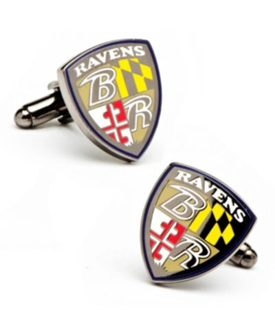 Shop Cufflinks, Inc Baltimore Ravens Cufflinks In Gray