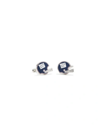 Shop Cufflinks, Inc Retro New York Giants Helmet Cufflinks In Blue