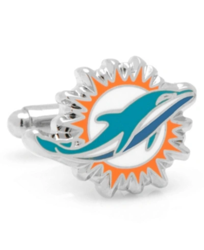 Cufflinks, Inc Nfl Miami Dolphins Cuff Links In Turquoise