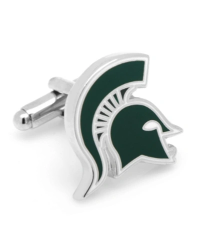 Shop Cufflinks, Inc Michigan State Spartans Cufflinks In Green