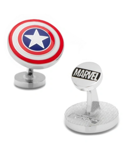 Shop Cufflinks, Inc Captain America Shield Cufflinks In Multi