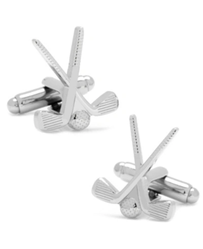 Cufflinks, Inc Golf Clubs Cufflinks In Silver