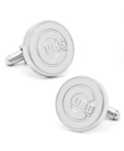 Shop Cufflinks, Inc Edition Cubs Cufflinks In Silver