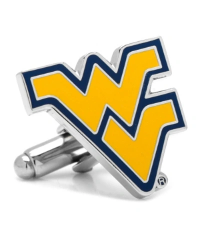 Shop Cufflinks, Inc West Virginia Mountaineers Cufflinks In Yellow